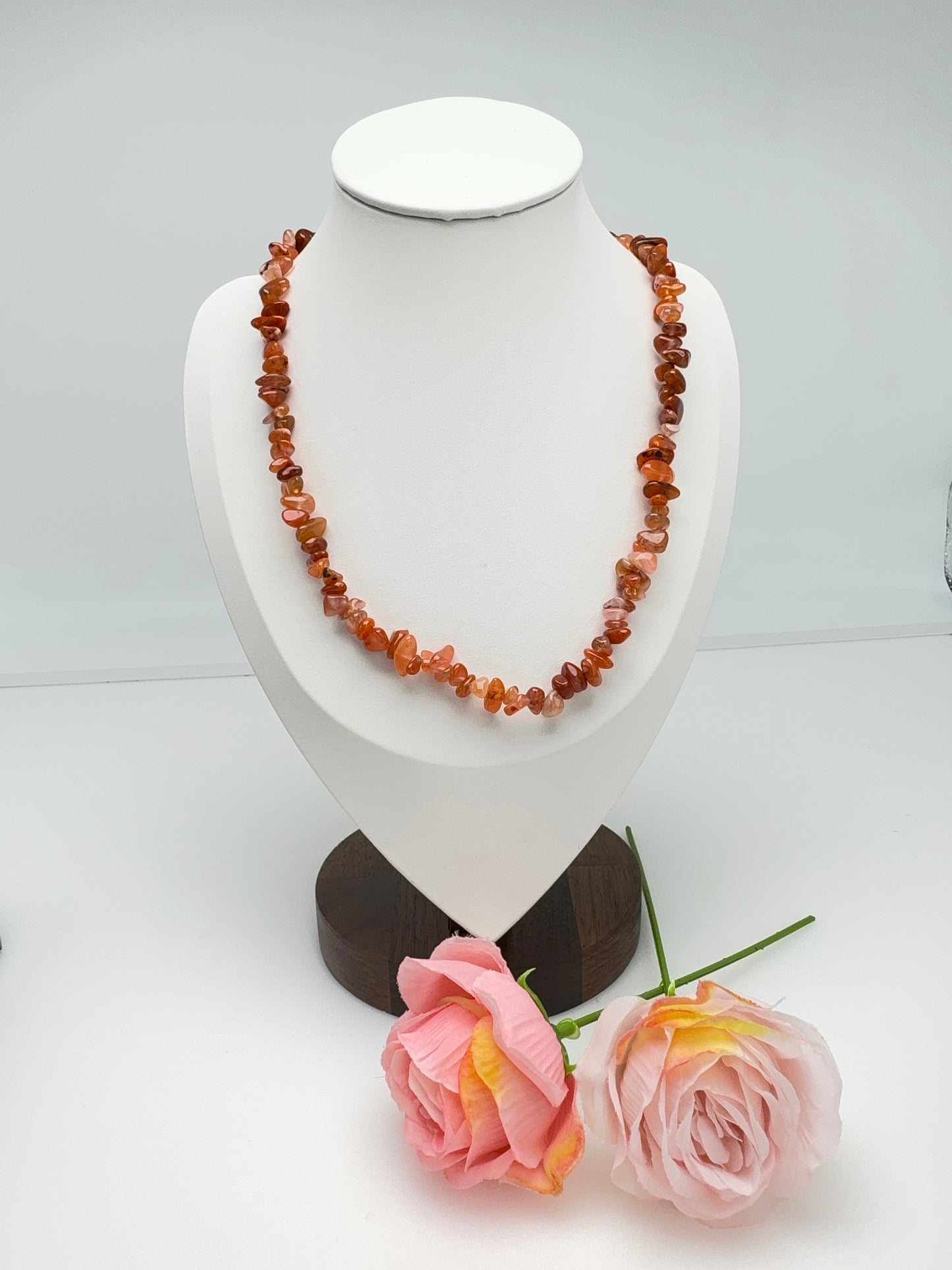 Natural South Red Agate (南红) Necklace | Healing Stone Jewelry