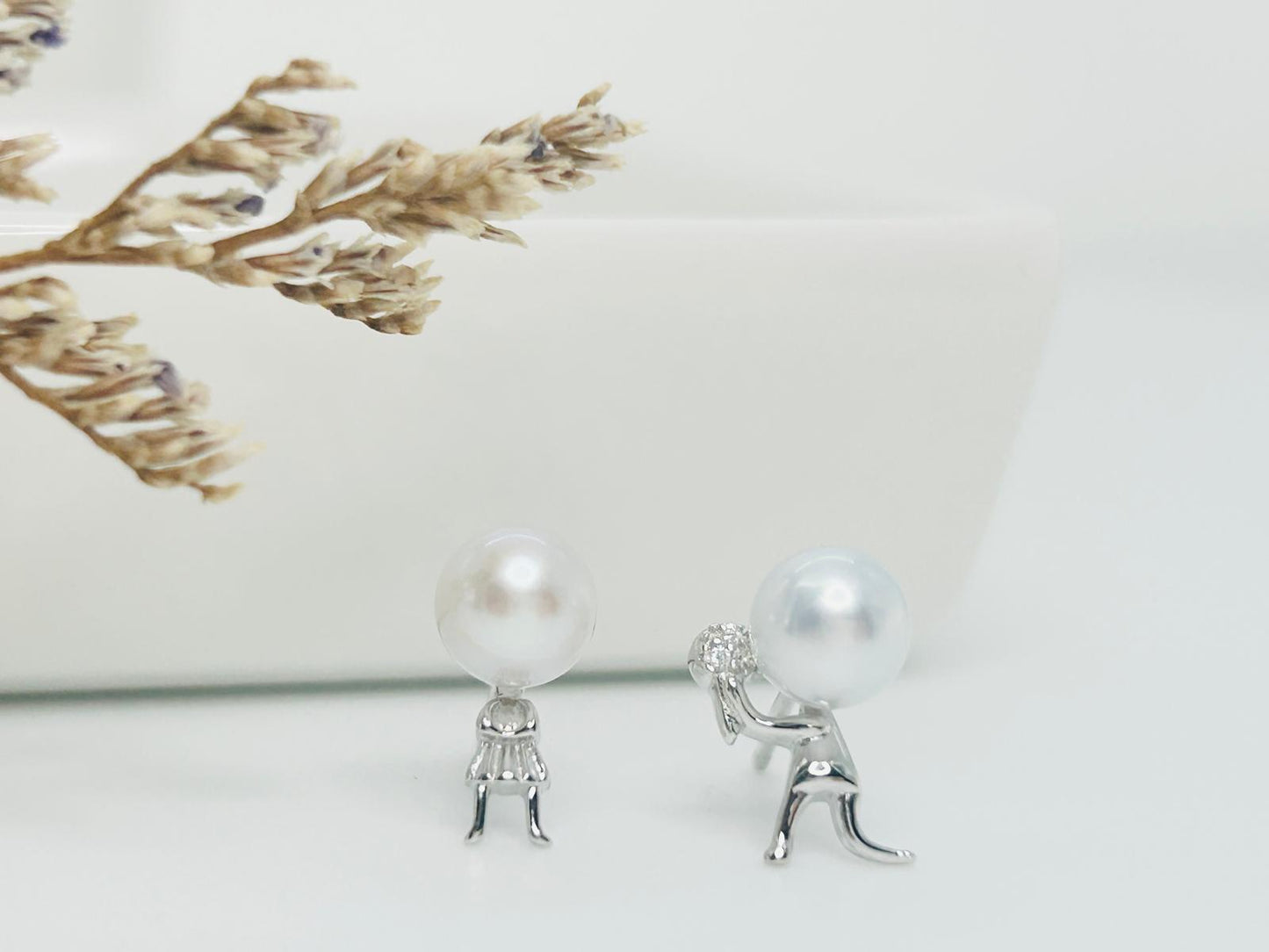 Aurora Couple Proposal Series Pearls (6-6.5mm) Earring