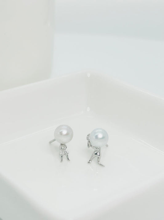 Aurora Couple Proposal Series Pearls (6-6.5mm) Earring