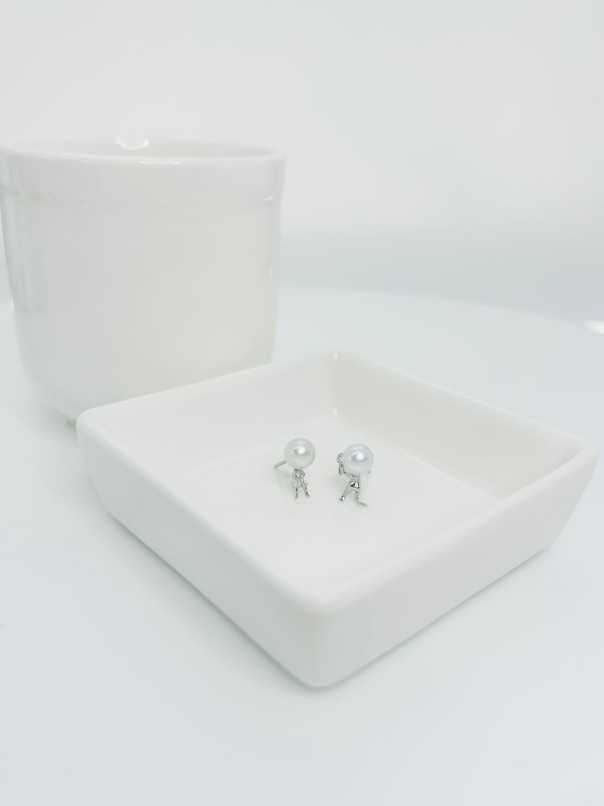 Aurora Couple Proposal Series Pearls (6-6.5mm) Earring