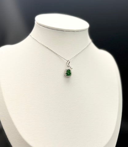 Natural Grade A Mini (Hu Lu) Green Jadeite Charm