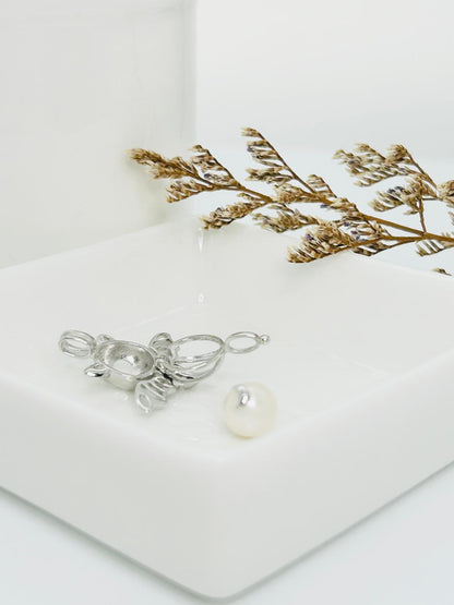 Bat Pendant with Hidden Pearl – Unique Jewellery Design | Singapore